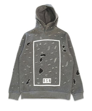 Load image into Gallery viewer, Destroyed Box Logo Hoodie - Grey

