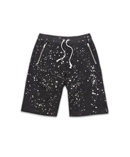 Load image into Gallery viewer, Nomad Splatter Drop Crotch Shorts - Black/White
